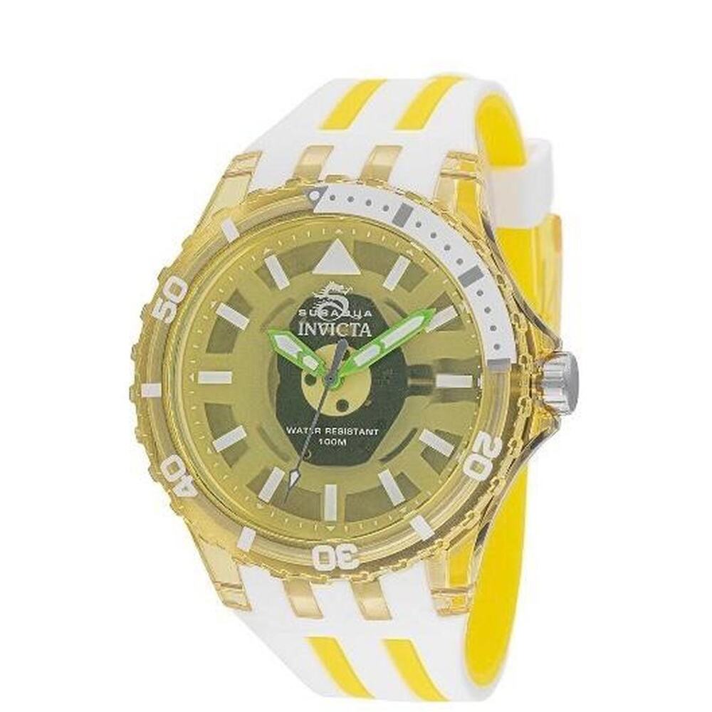 Invicta subaqua style 69451 yellowgreen